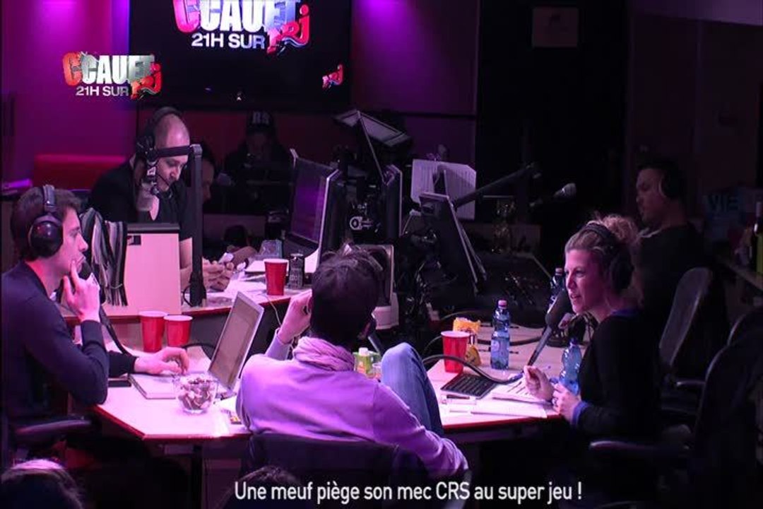 Une meuf piège son mec CRS au super jeu ! - C'Cauet sur NRJ
