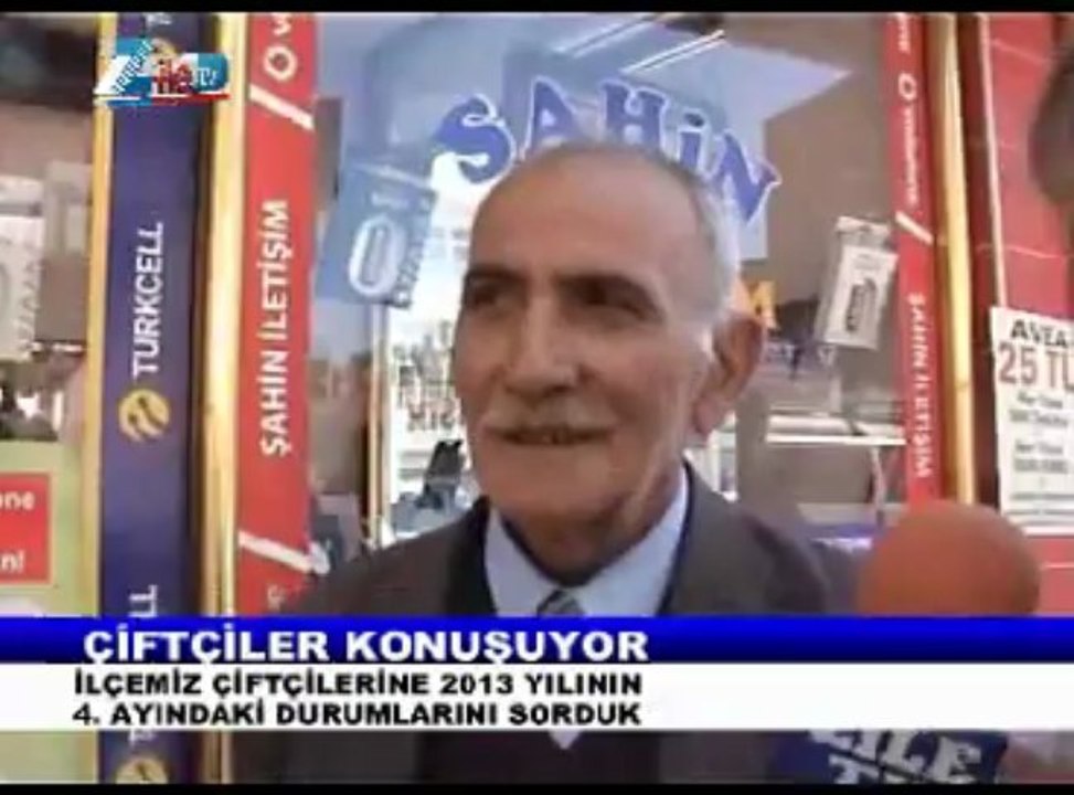 ZİLELİ ÇİFTÇİLERİN NİSAN 2013 DURUMLARI