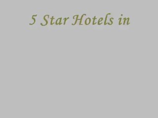 Luxury 5 Star Hotels in Delhi