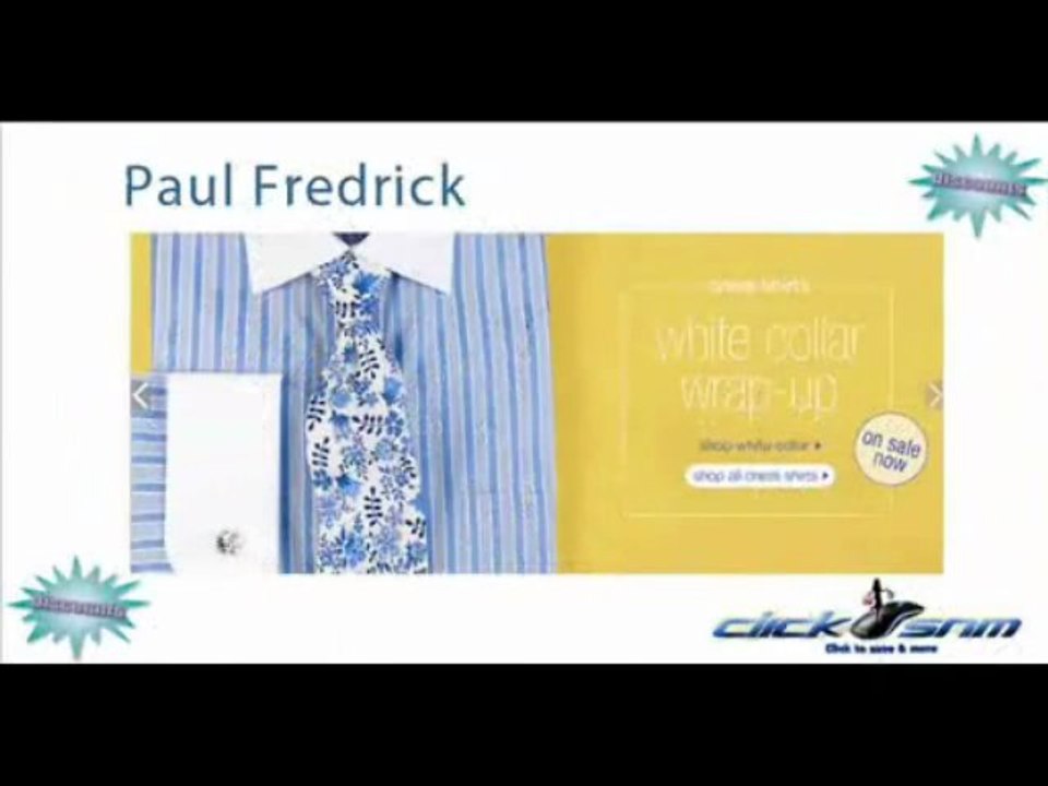Get Paul Fredrick Discount Coupons to save on Men’s clothing & Accessories