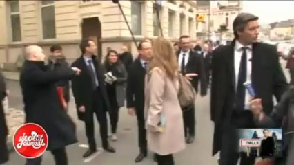 Valérie Trierweiler s'énerve contre un journaliste