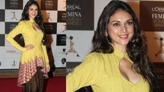 Aditi Rao Hyadri In Anand Kabra @ Loreal Femina Women Awards 2013 !