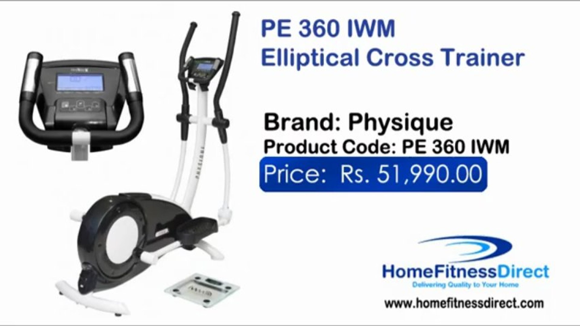Elliptical Cross Trainer - Home Fitness Direct - video Dailymotion