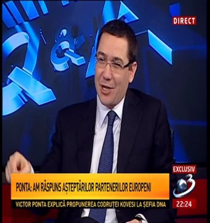 Ponta despre relatia cu Basescu la Q&A: UNEORI TE MAI FACI FRATE SI CU DRACUL
