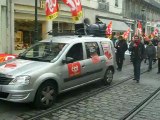 Grèves et manifestation à Orléans le mardi 9 avril 2013 contre le projet de loi sur la sécurisation de l'emploi