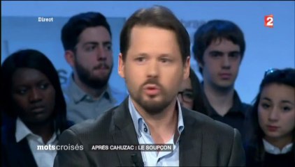 François Delapierre à Mots croisés sur France 2