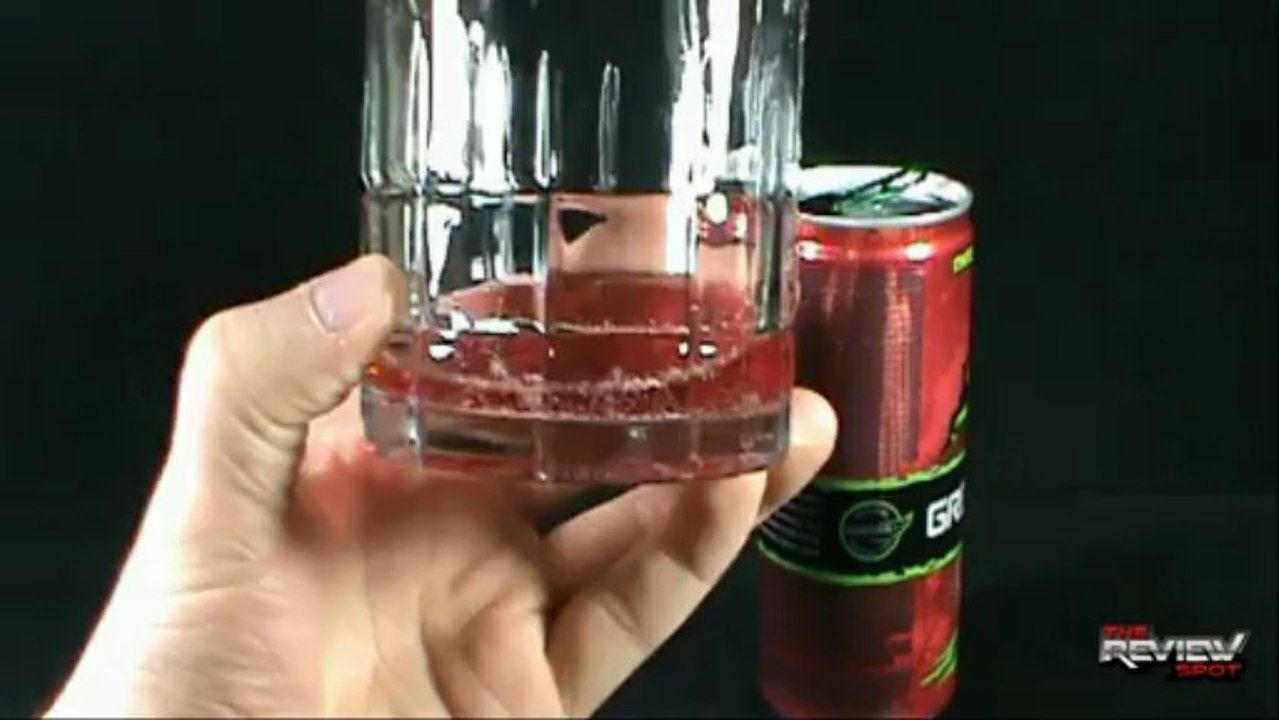 Random Spot - Green-up Cranberry Energy Drink