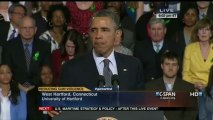 Barack Obama Gun Control Speech, Pushing Agenda in Connecticut - 4_8_13