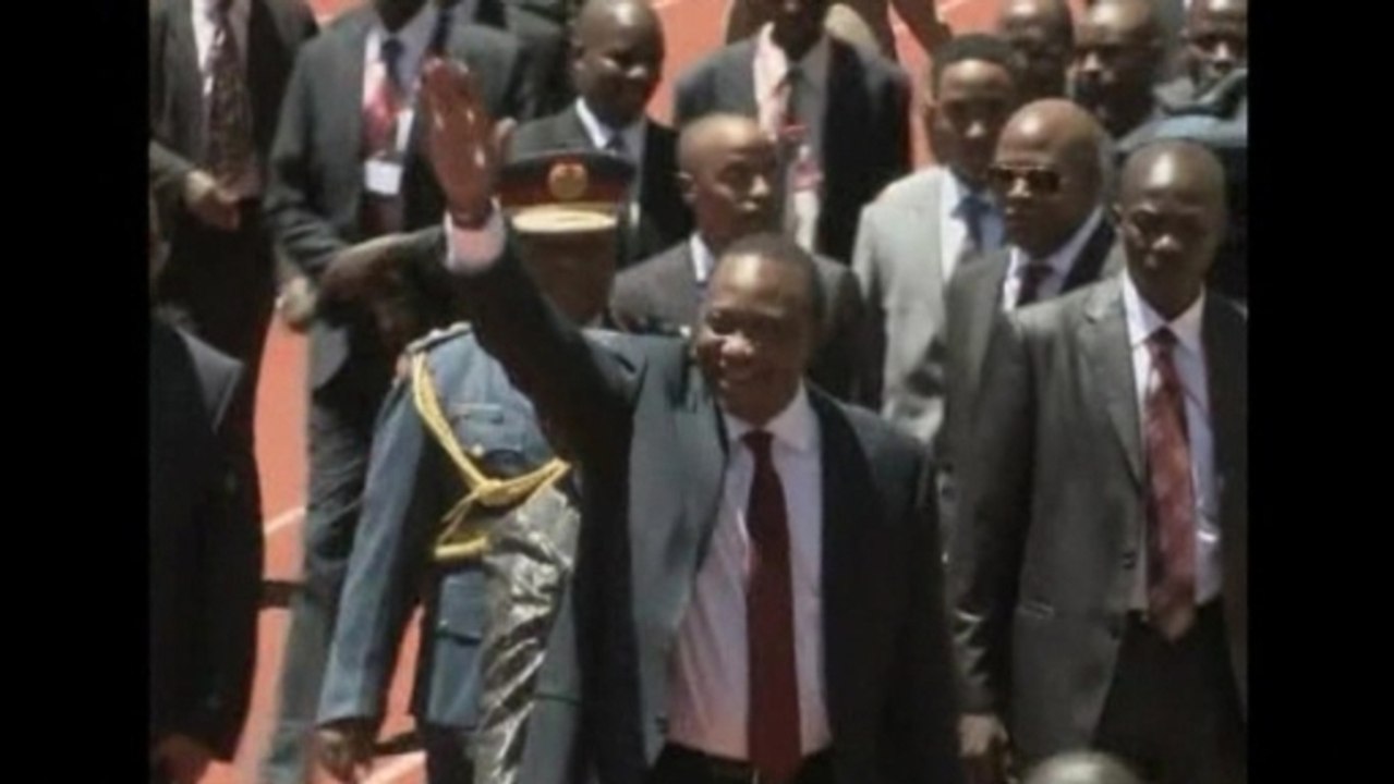 Leaders arrive for Kenyatta inauguration