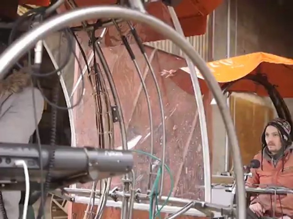 Répétition du "Laboratoire de Madame Sonore" de la Cie Piano Panier