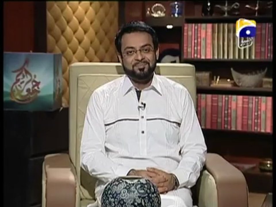 Jumma Kareem Ep #6 Part 1 with Aamir Liaquat Husain on Geo tv at 5-4-2013