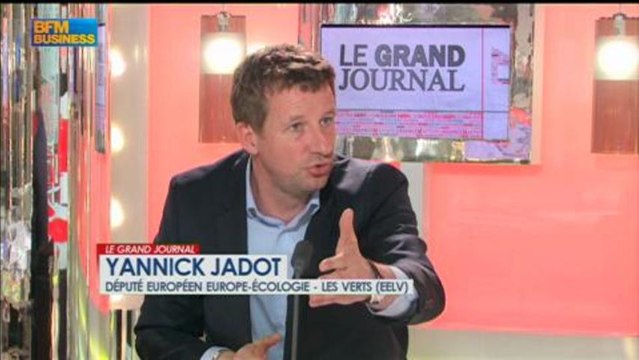 Yannick Jadot, député européen Europe-Écologie dans Le Grand Journal - 8 avril 4/4