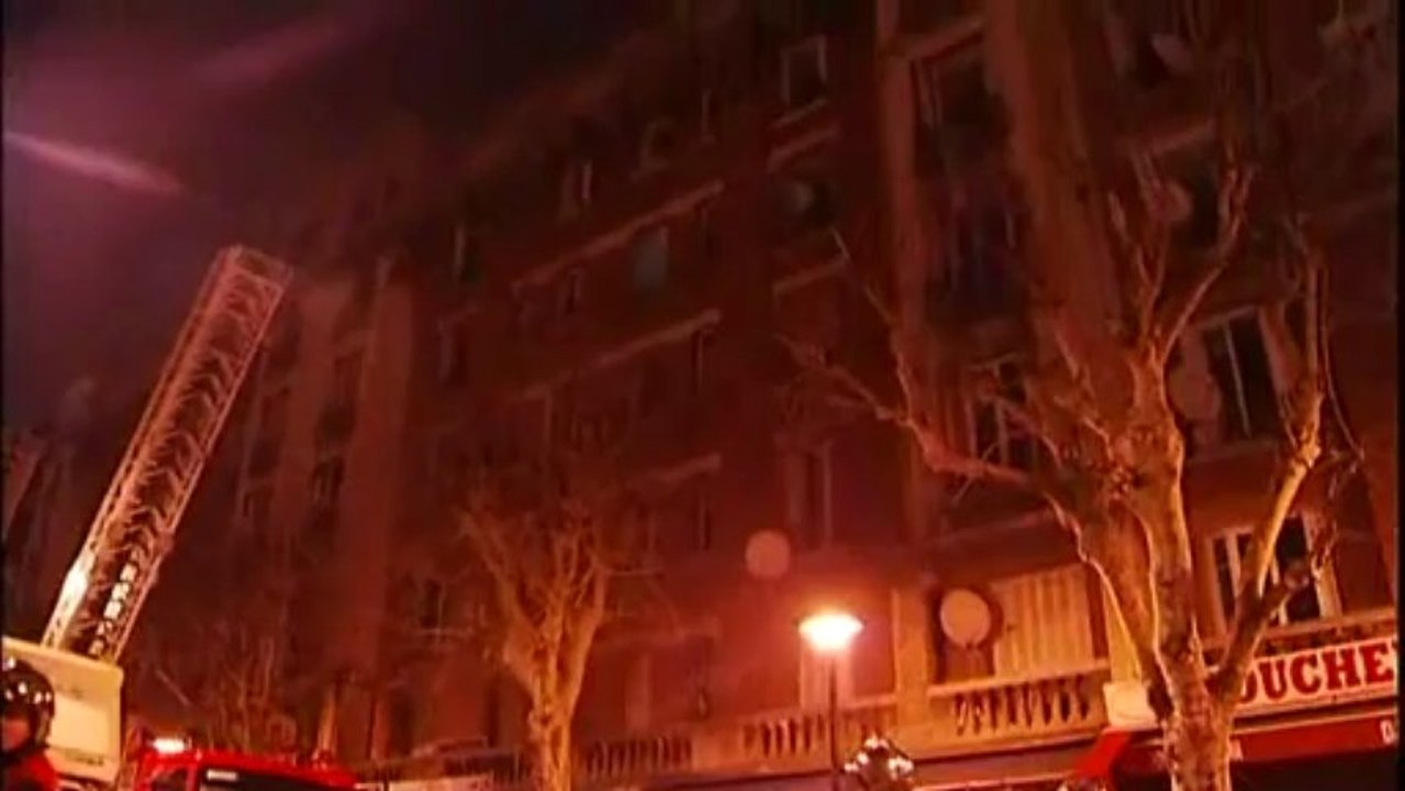 Incendie à Aubervilliers dans le 93.