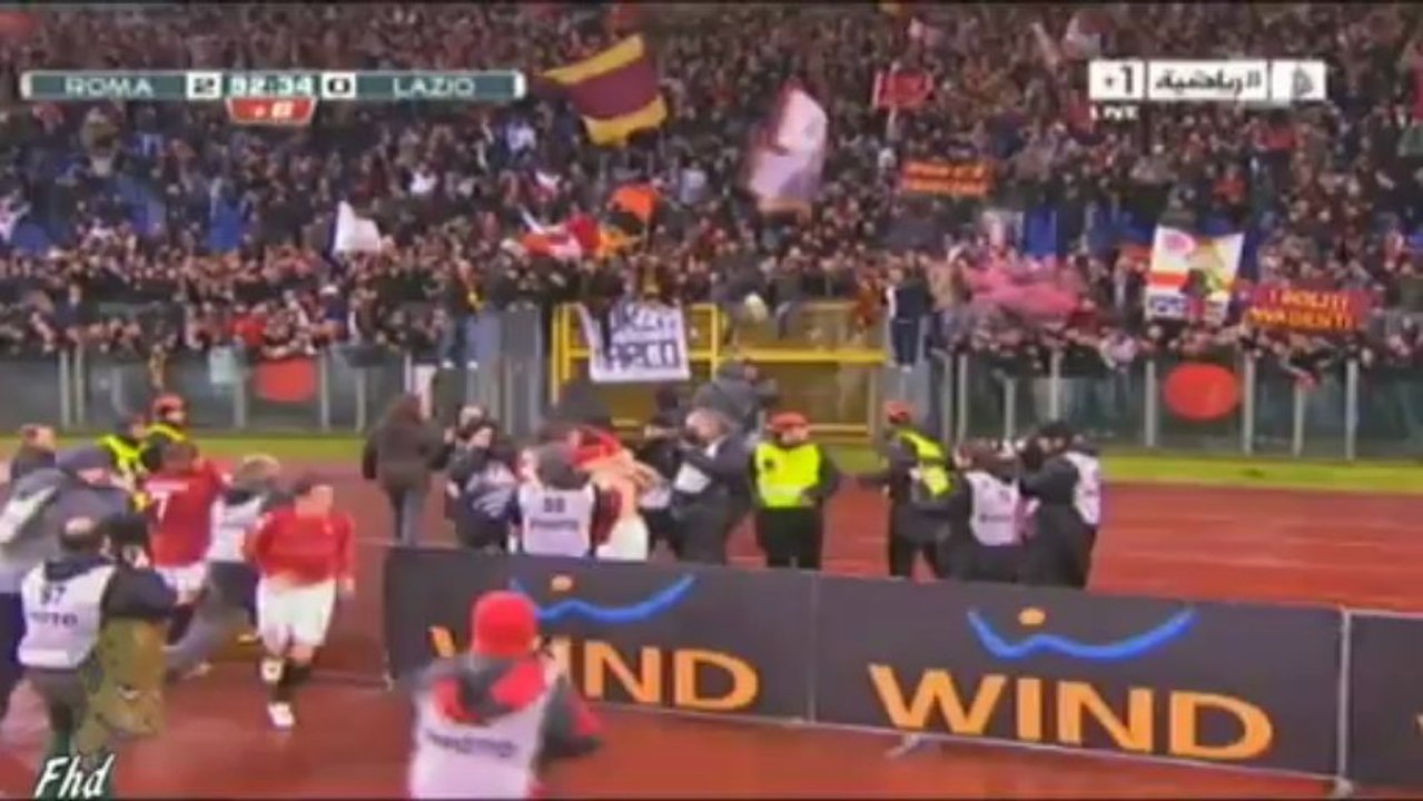 Roma Vs Lazio - goals Totti 13.3.2011