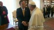 U.N.'s Ban Ki-moon meets Pope Francis
