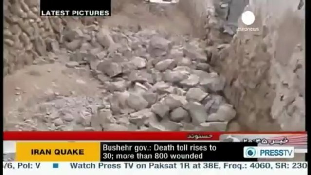 Iran : tremblement de terre meurtrier près de la seule...