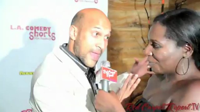 Keegan-Michael Key at the L.A. Comedy Shorts Film Festival (LACS) Awards @KeeganMKey