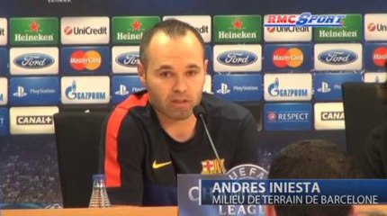 Barça - PSG / Iniesta parle de "Messi-dépendance" 09/04