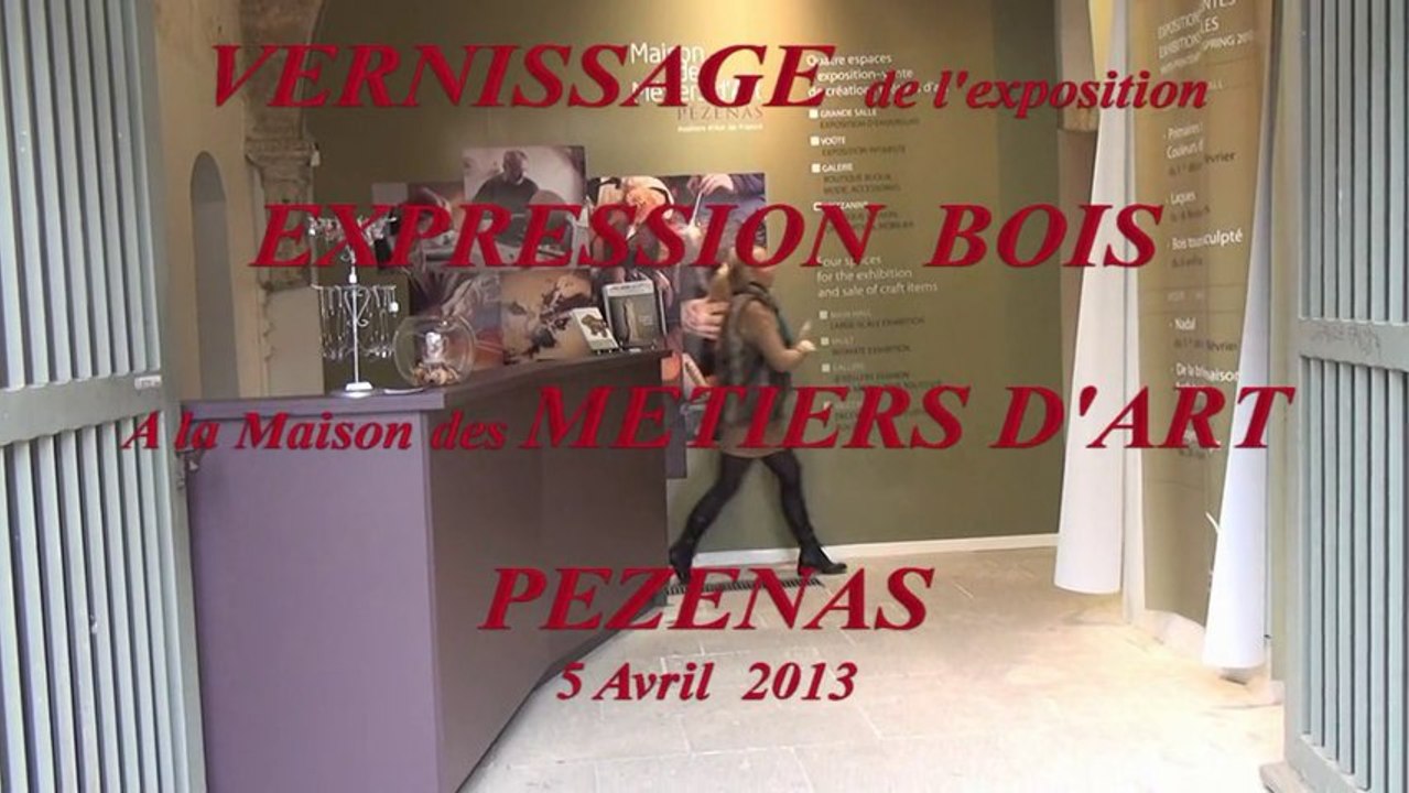 Vernissage à la maison des métiers de Pézenas