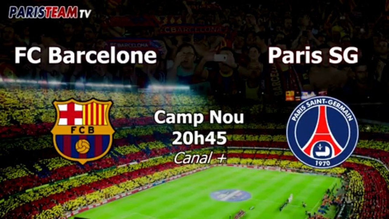 Présentation de FC Barcelone / PSG