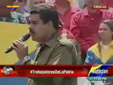 Presidente Maduro anunció aumento salarial entre 38% y 45% en tres tramos