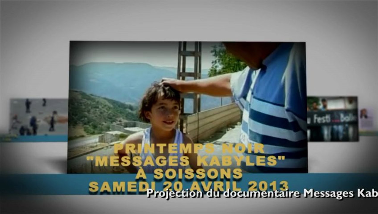 PRINTEMPS NOIR "MESSAGES KABYLES" À SOISSONS - SAMEDI 20 AVRIL 2013