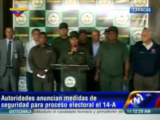 Suspendido porte de armas y estricto control de desplazamiento fronterizo