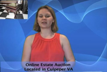 Online Estate Auction in Culpeper VA