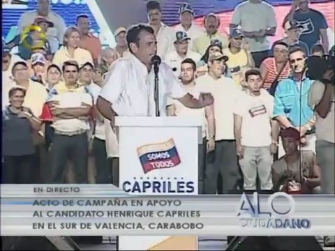 Capriles: Yo vine a ofrecerles ese mejor país que ustedes quieren