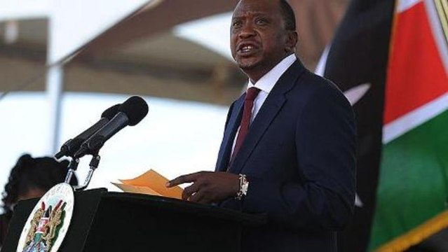 Kenyatta sworn in as Kenya's president