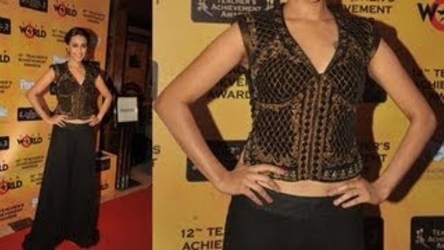 Swara Bhaskar In Anita Dongre Embroidered Top With Palazzo Pants | 2013 Teachers Achievement Awards