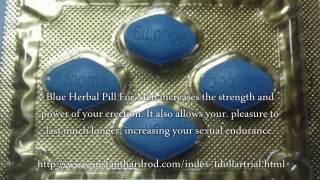Blue Herbal Pill For Men Reviews - Does Blue Herbal Pill Work?