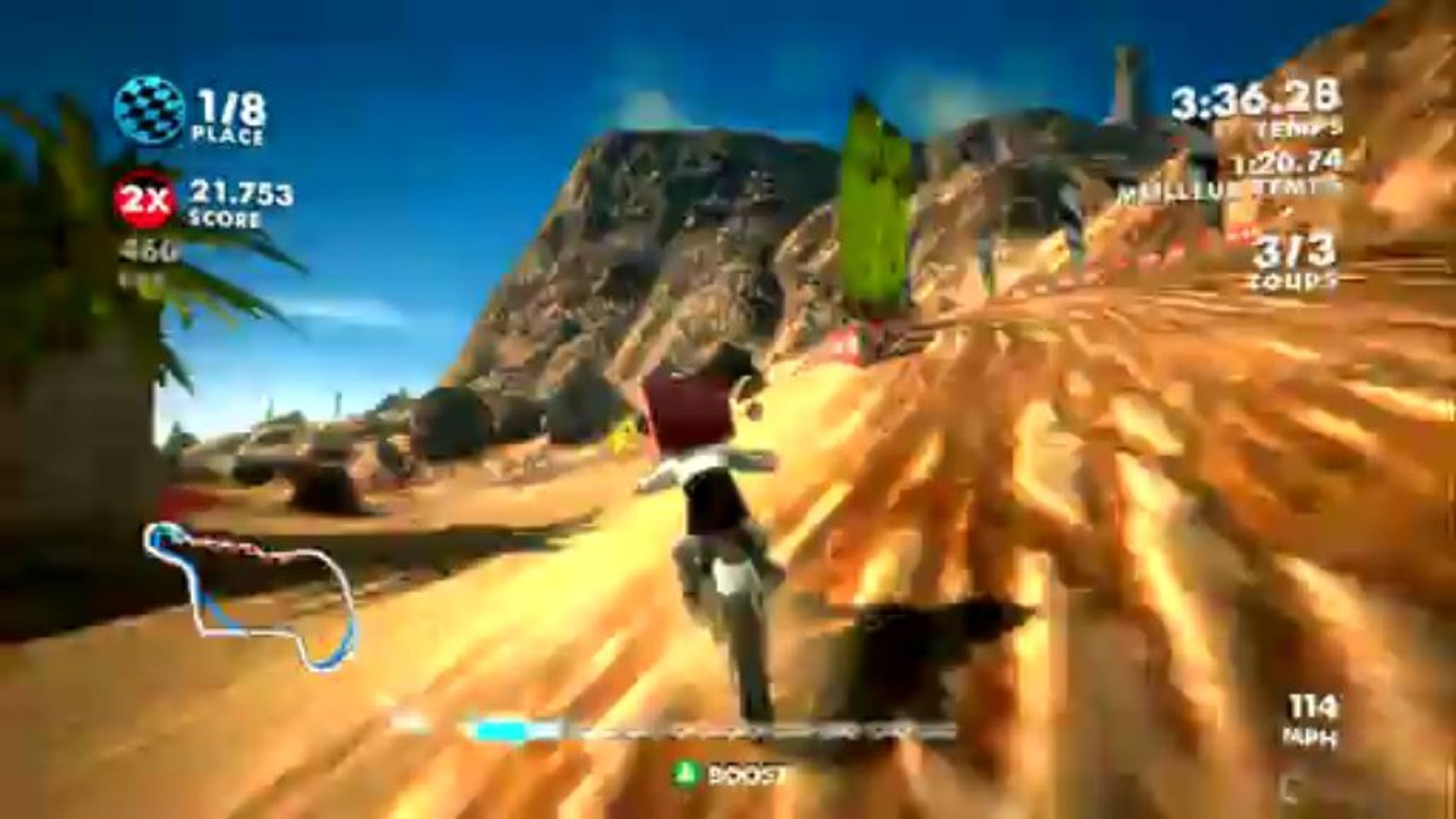 Xbox LIVE Arcade - Motocross Madness - Gameplay - Vidéo Dailymotion