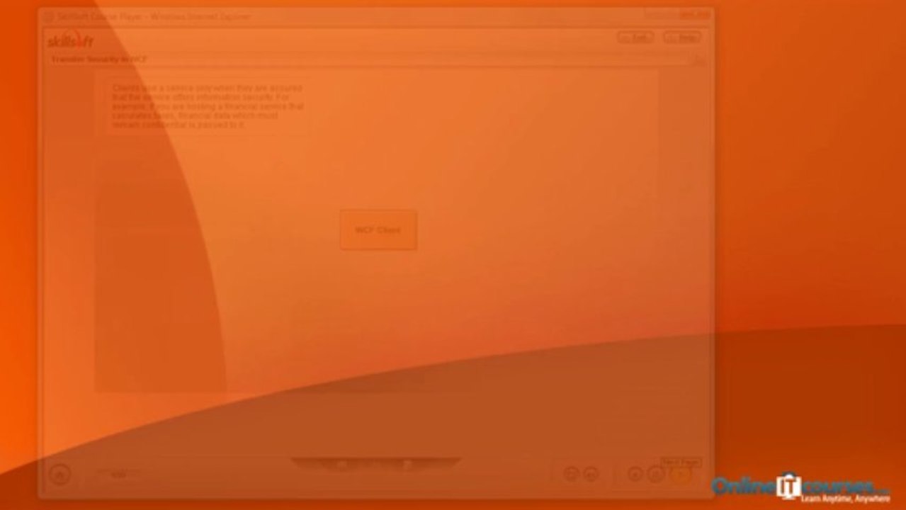 Training course: Windows Communication Foundation Development with Microsoft .NET Framework 4 using Visual Basic 2010