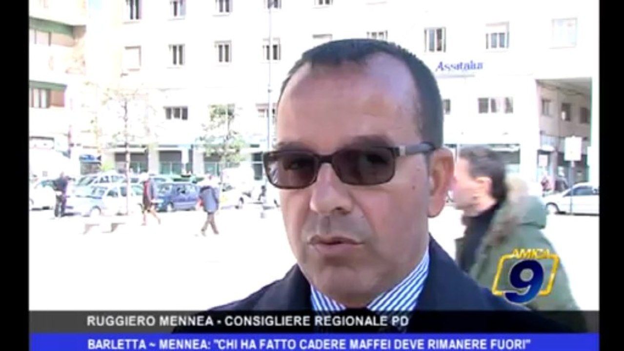 Barletta | Mennea: "Chi ha fatto cadere Maffei deve rimanere fuori"