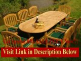 [BEST BUY] Montserrat 9pc Premium Teak Wood Outdoor Furniture