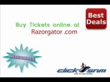 Get Online Razorgator Discount Coupons to save on Sports & Music Event Tickets