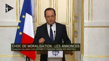 Moralisation: François Hollande annonce plus de contrôle