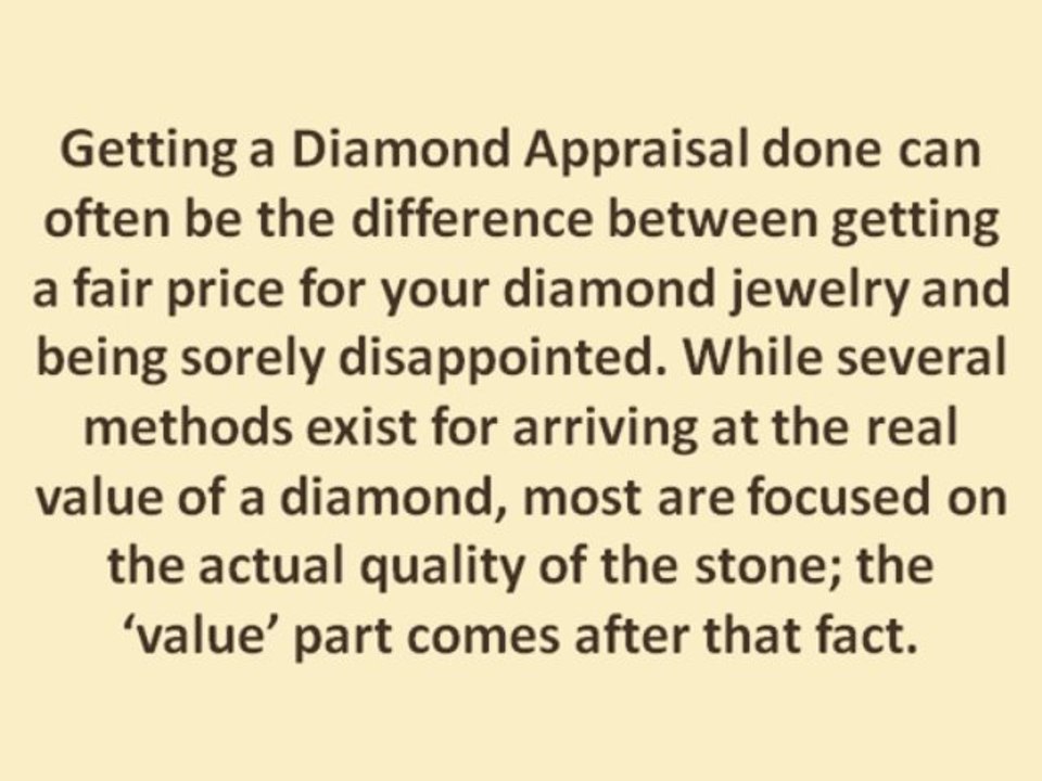 The Many Facets of Appraising Diamonds – What to Expect