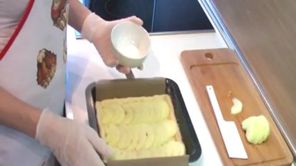 Пирог с яблоками видео рецепт
