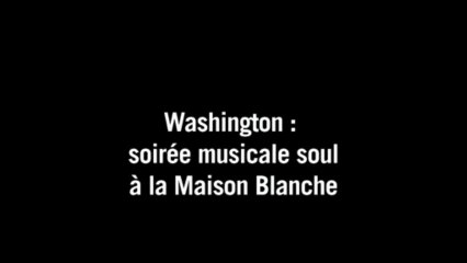 Etats-Unis: soirée musicale soul à la Maison Blanche