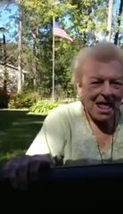 Old woman is Dancing