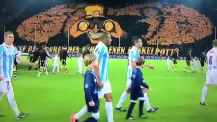 Le magnifique tifo du Borussia Dortmund !