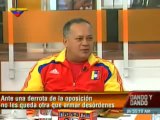 Cabello revela plan opositor para desconocer resultados y generar violencia