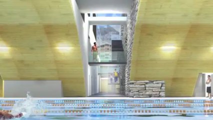 CHATEL Projet Centre Aquatique ARCANES MINOTAURE ROLAND SPITZ