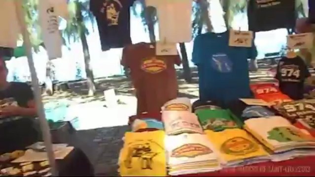 Survol du marché de St Leu (with 2BEES-Airline)