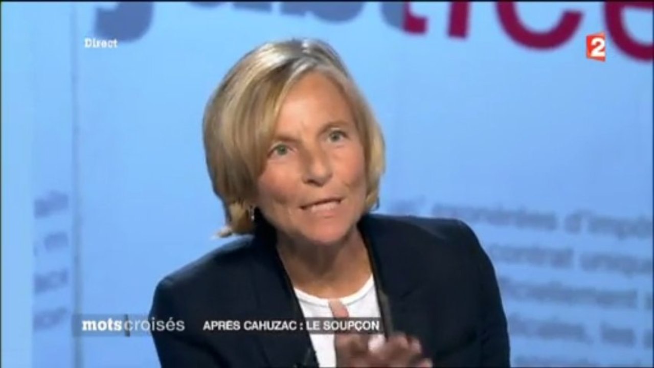 Marielle de Sarnez, invitée de Mots Croisés sur France2 - 080413