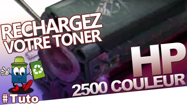 Recharger facilement une cartouche HP Laserjet 2500