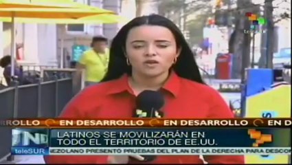 Marcha en Estados Unidos por reforma migratoria