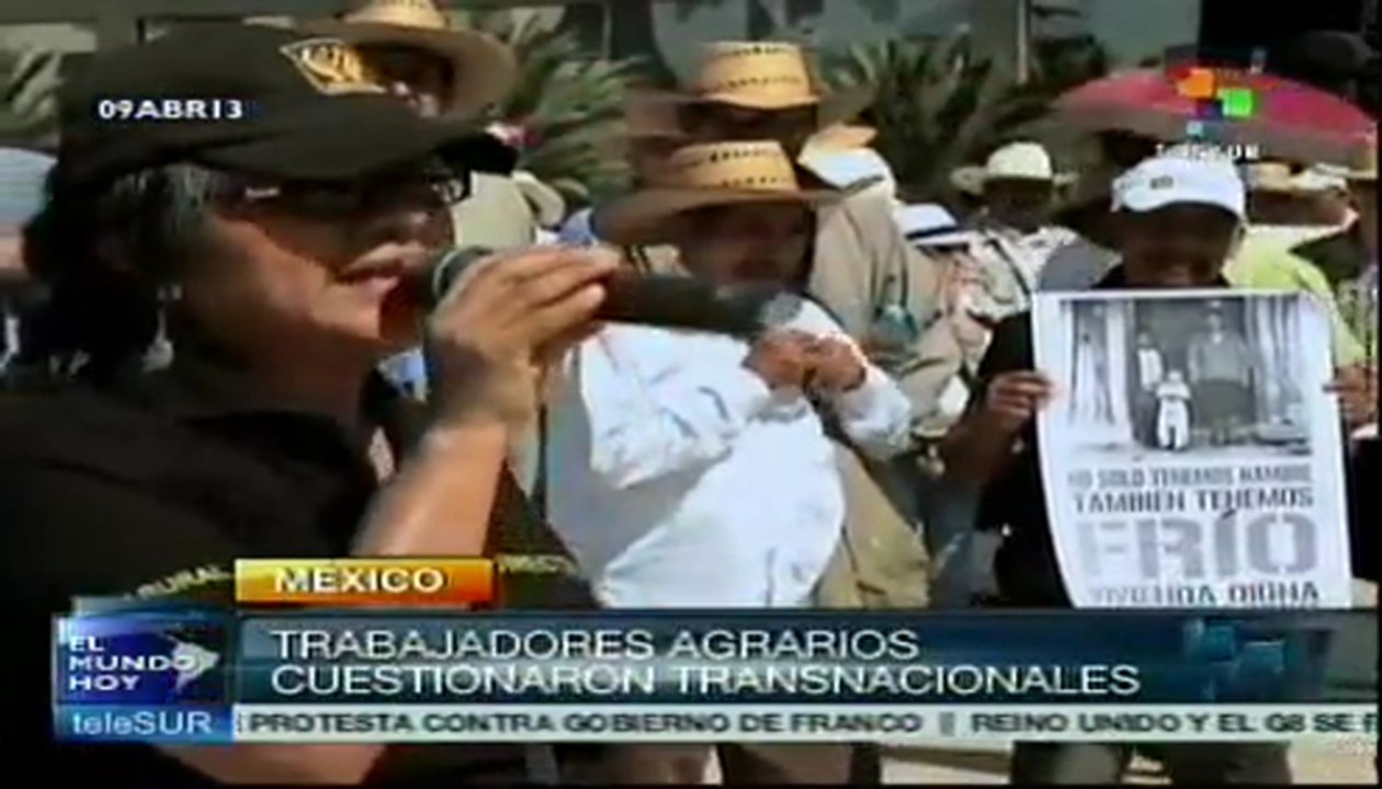 Campesinos mexicanos exigen poner fin a política neoliberal